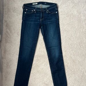 AG Blue Stilt cigarette leg jeans 25